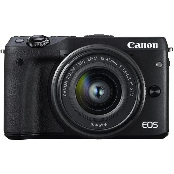 キヤノン Canon EOS M3 レンズキット ブラック  EF-M15-45mm F3.5-6....
