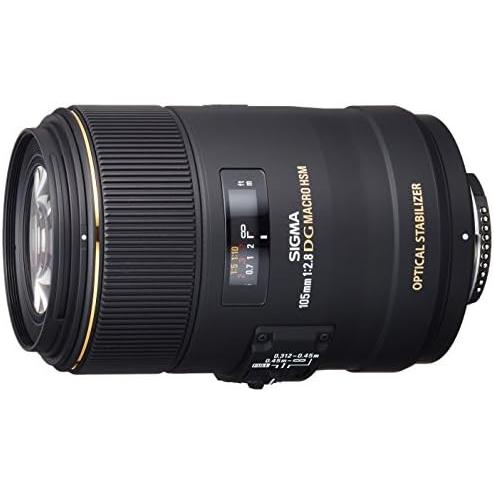 SIGMA MACRO 105mm F2.8 EX DG 単焦点マクロレンズ ニコン用 良品 動作確...