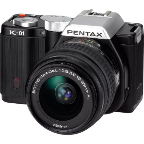 PENTAX ミラーレス一眼カメラ K-01ズームレンズキット ブラック/ブラック K-01ZK B...