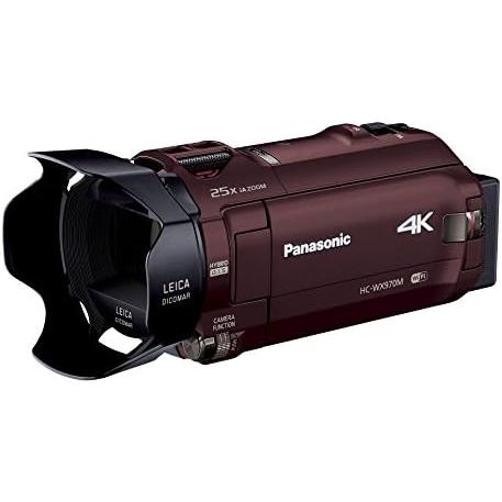 パナソニック 4Kビデオカメラ WX970M ワイプ撮り 軽量447g ブラウン HC-WX970M...