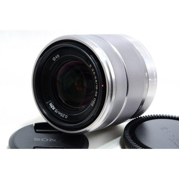 ソニー SONY E 18-55mm F3.5-5.6 OSS SEL1855 美品 標準ズーム フ...