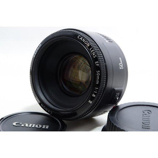 Canon EF 50mm f/1.8 II 単焦点 美品 動作確認済み 1ヶ月保証付 高性能
