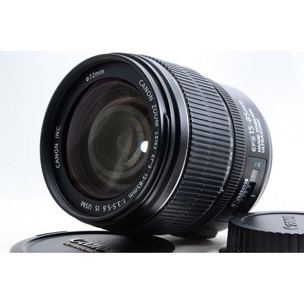 キヤノン Canon EF-S 15-85mm f/3.5-5.6 IS  美品 望遠 標準ズームレ...