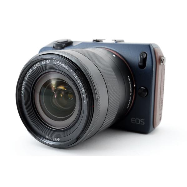 キヤノン Canon EOS M ベイブルー レンズセット 訳アリ実用品 SDカード付き &lt;YKJ0...