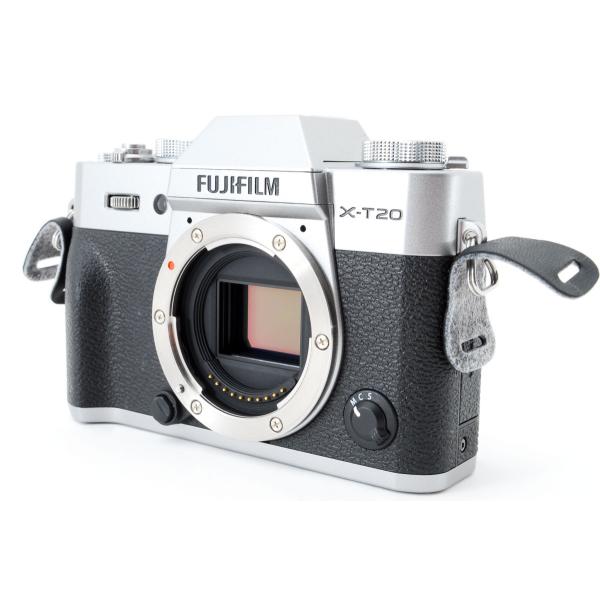 フジフィルム Fujifilm X-T20 ボディ シルバー 美品 小型・軽量ボディ&amp;Wi-Fiでス...