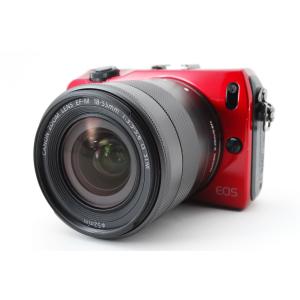 EOS M キヤノン Canon ミラーレス一眼 レンズキット レッド 中古