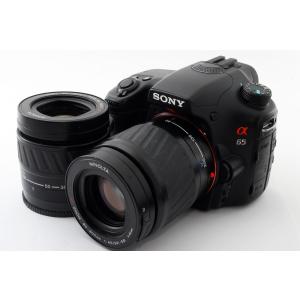 SONYα65 一眼レフカメラダブルレンズ付き Amazon | SONY ミラーレス一眼 α65 ダブルズームレンズキット DT