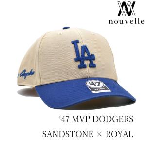 '47 フォーティーセブン MVP COOPERSTOWN FAIRFIELD SANDSTONE ROYAL DODGERS クーパーズタウン サンド ストーン ベージュ ブルー ドジャース B-FIRFD12HTP-SS