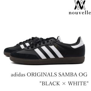 adidas Originals SAMBA OG ”BLACK × WHITE” アディダス オリジナル サンバ ブラック B75807｜nouvelle22