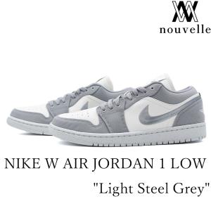 NIKE W AIR JORDAN 1 LOW "Light Steel Grey" ナイキ エアー ジョーダン ロー ライト グレー｜nouvelle22