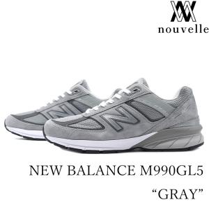 NEW BALANCE M990GL5 V5 MADE IN U.S.A. width D ニューバランス メンズ グレー｜nouvelle