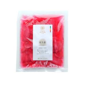 紅生姜(スライス)100ｇ高知県産のしょうがを贅沢に梅酢漬け