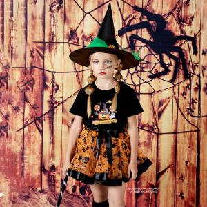 ハロウィン スカート 女の子 魔女 セットアッ...の詳細画像1