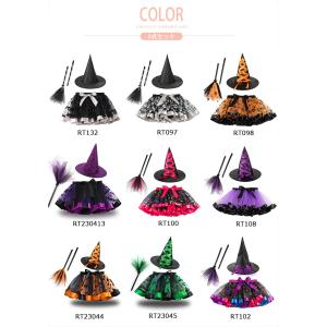 ハロウィン スカート 女の子 魔女 セットアッ...の詳細画像5