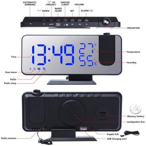 目覚まし時計 プロジェクション アラーム時計 ...の詳細画像2