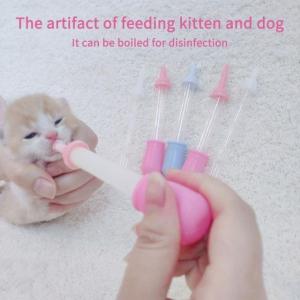 ペット用哺乳瓶セット,子犬,子猫,犬,猫,授乳用,ミルクフィーダー,新生児猫,ペットフィーダー用品｜NOVA’S STORE