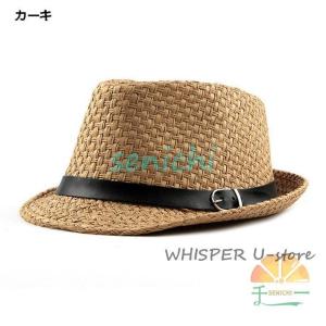 夏帽子 メンズ HAT 夏 ペーパーハット 春...の詳細画像4