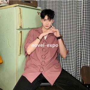 韓国 ファッション メンズ 夏 メンズシャツ カジュアルシャツ の商品一覧 トップス ファッション 通販 Yahoo ショッピング