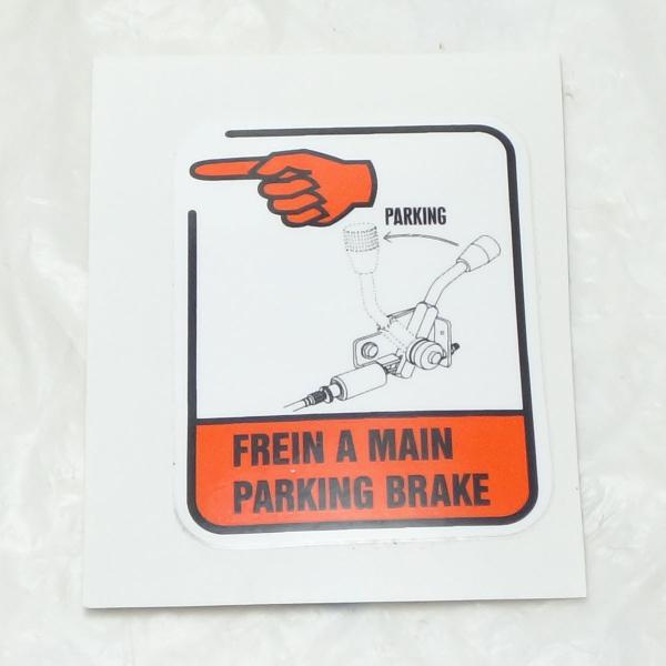 PGO BUGRIDER(バグライダー) パーキングブレーキラベル B56030210000 ★クリ...