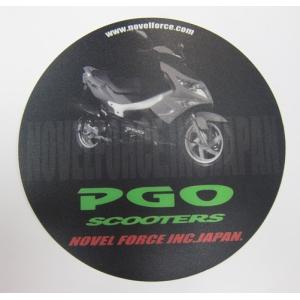 PGO G-MAXシリーズ マウスパッド シール貼り付け型 直径約20ｃｍ ★ネコポス可★｜novelforce-store