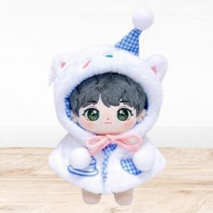 可愛いモコモコしろくまのポンチョ ぬい服 ぬい...の詳細画像3