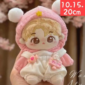 ぬい服 20cm ピンクうさぎの着ぐるみ ぬいぐるみ服 着ぐるみ 推し活