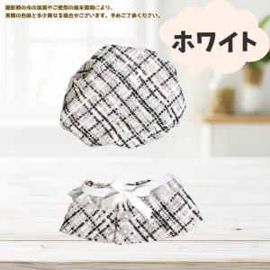 10cm ぬいぐるみ服 チェック柄 ベレー帽 ...の詳細画像2