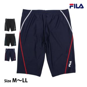 フィットネス水着 メンズ フィラ FILA 水着 パンツ  スパッツ ストレッチ スイムスパッツ スイムウェア M L LL｜novice-sf