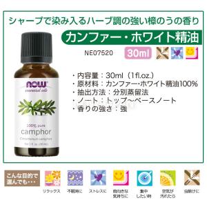 カンファー ホワイト 精油 30mL(1fl....の詳細画像1