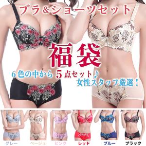 下着 上下セット 5点セット 福袋 ブラジャー...の詳細画像1