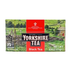 ヨークシャーブラックティー、40ティーバッグ　Taylors of Harrogate　Yorkshire Red Tea 40 Tea bags