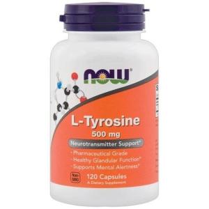 L-チロシン 500mg ナウフーズ 120錠 NOW FOODS L-Tyrosine 500 mg 120 Capsules｜NOWFOODS.CO.JP