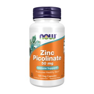 ジンクピコリネート 50mg 120錠　ナウフーズ  Now foods Zinc Picolinate 50 mg 120 Veg Capsules｜nowfoods