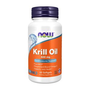 クリルオイル ナウフーズ 500mg 60ソフトジェル Now Foods Krill Oil 500 60 Softgels｜nowfoods