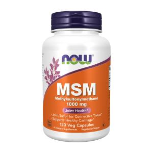 MSM ナウフーズ 1,000mg 120ベジカプセル ナウフーズ Now Foods MSM 1,000 120 Capsules｜nowfoods