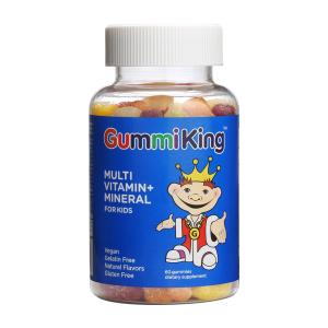 Gummi King　マルチビタミン+ミネラルフォーキッズ、60グミ　Multi-vitamin and Mineral 60 Gummies