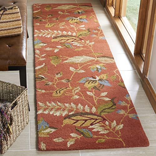 【並行輸入品】 SAFAVIEH Blossom Collection 2'3" x 8' Rust...