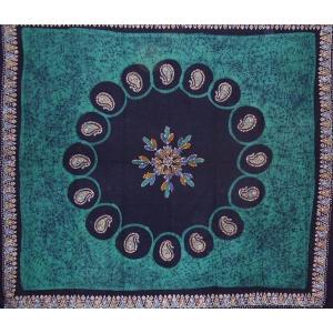 【並行輸入品】 Batik Tapestry Cotton Bedspread 108