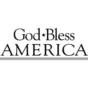 【並行輸入品】真実のタペストリー God Bless America (サイズ:50.8 cm x 7.75インチ) TOT4230