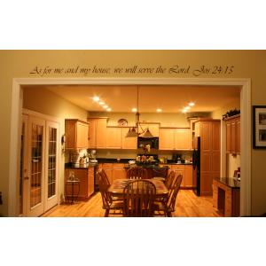 【並行輸入品】Tapestry Of Truth Joshua 24:15 Wall and home scripture, lette