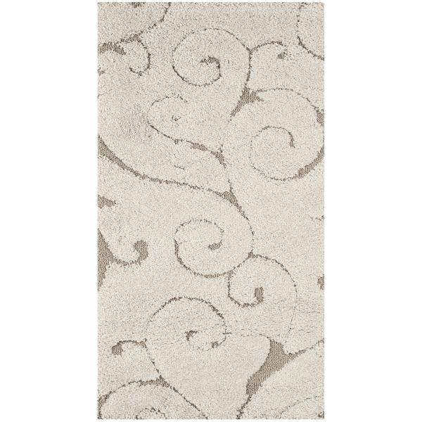 【並行輸入品】Safavieh SG455 1113 24フロリダシャグコレクションクリーム/ベージ...