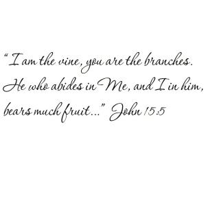 【並行輸入品】 Tapestry Of Truth John 15:5 TOT610 Wall and Home Scripture