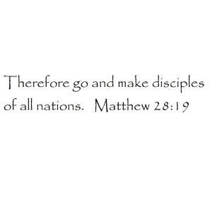 【並行輸入品】Tapestry Of Truth Matthew 28:19 Wall and home scripture, lett