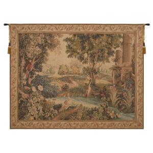 【並行輸入品】Verdure aux oiseaux II フレンチタペストリー 76インチ x 60インチ ウール/コットン/その他 Ch