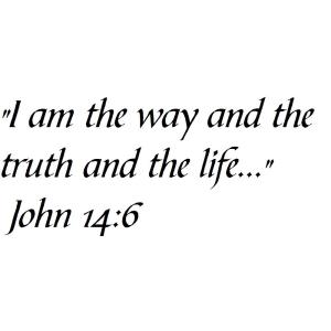 【並行輸入品】 Tapestry Of Truth John 14:6 TOT206 Wall and Home Scripture