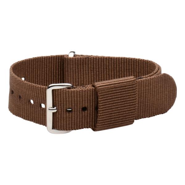 【並行輸入品】22 mm NATO SSナイロンループソリッドブラウンInterchangeable...