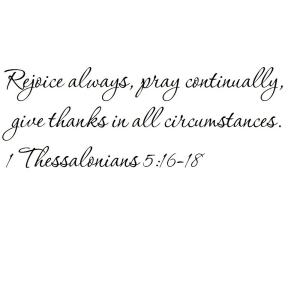 【並行輸入品】Tapestry Of Truth 1 Thessalonians 5:16 18 Wall and home scrip