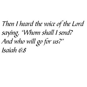 【並行輸入品】 Tapestry Of Truth Isaiah 6:8 TOT3208 Wall and Home Scriptu
