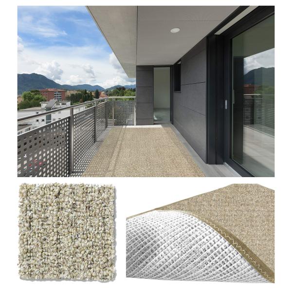 【並行輸入品】 Koeckritz 12'x16' Weather Teak Casual Bouc...