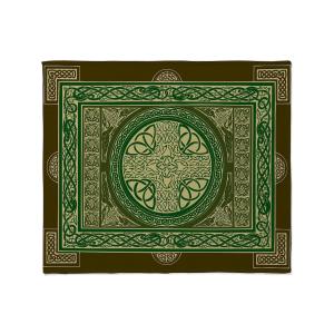 【並行輸入品】 CafePress Single Sided Celtic Cross Blanket/Tapestry Super Soft